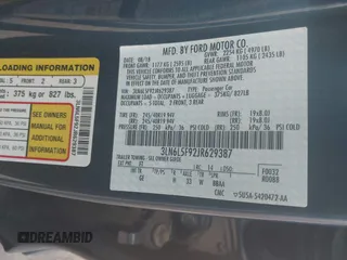 2018 Lincoln MKZ Reserve с VIN 3LN6L5F92JR629387, выставлен на аукционе IAAI как лот 41611751 с пробегом 77 617 миль миль и . История ставок и продаж доступна на DreamBid. Изображение 9.