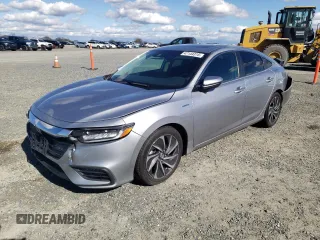 2021 Honda Insight Touring with VIN 19XZE4F99ME010173, listed as a Copart auction lot 47144315 with 80,990 mi miles and Salvage Title. Bid and sale history available at carsss.com. Image 1.