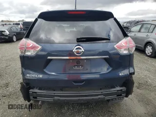 2016 Nissan Rogue SV with VIN 5N1AT2MT7GC844620, listed as a Copart auction lot 48819295 with 88,431 mi miles and Salvage Title. Bid and sale history available at carsss.com. Image 6.