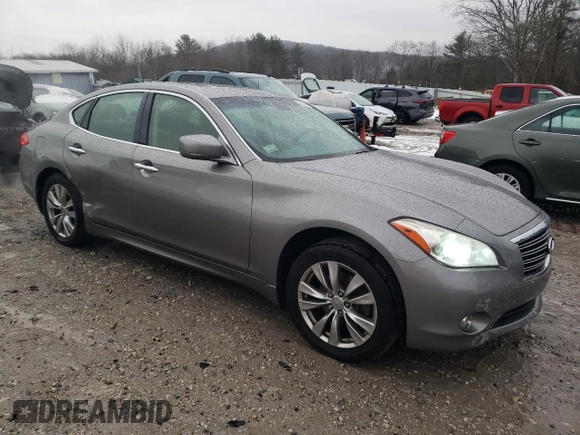 2012 Infiniti M37 with VIN JN1BY1AR4CM393537, listed as a Copart auction lot 83388334 with 141,986 mi miles and Clean Title. Bid and sale history available at carsss.com. Image 4.