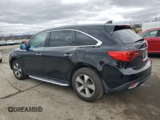 2015 Acura MDX with VIN 5FRYD4H28FB017710, listed as a Copart auction lot 48606695 with 97,143 mi miles and Salvage title. Bid and sale history available at DreamBid. Image 2.