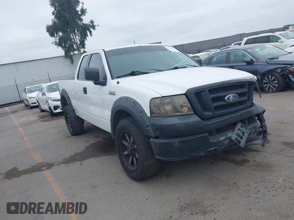 2005 Ford F-150 STX with VIN 1FTRX12W35NA11708, listed as a IAAI auction lot 42421741 with 107,735 mi miles and . Bid and sale history available at DreamBid. Image 1.