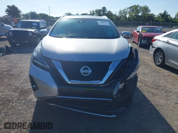 2020 Nissan Murano SL with VIN 5N1AZ2CJ6LN105493, listed as a IAAI auction lot 42487436 with 27,099 mi miles and . Bid and sale history available at DreamBid. Image 12.