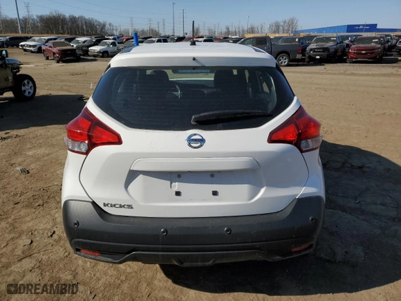 2020 Nissan Kicks S with VIN 3N1CP5BV0LL562926, listed as a Copart auction lot 48156995 with 54,913 mi miles and Salvage Title. Bid and sale history available at carsss.com. Image 6.