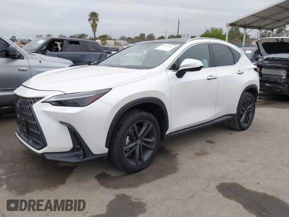 2025 Lexus NX 450h+ Luxury z VIN JTJHKCFZ1S2043125, wystawiony jako IAAI lot #42062361 z przebiegiem 24 902 mil mil oraz . Historia ofert i sprzedaży dostępna na DreamBid. Obrazek 17.