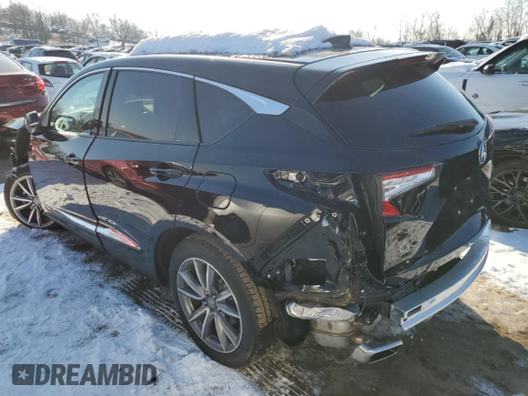 2023 Acura RDX w/Technology Package with VIN 5J8TC2H57PL015783, listed as a Copart auction lot 87939925 with 2,901 mi miles and Salvage Title. Bid and sale history available at carsss.com. Image 2.