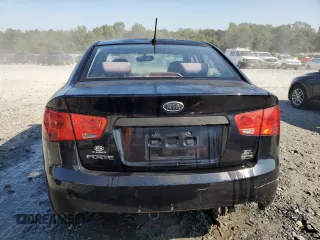 2010 Kia Forte EX with VIN KNAFU4A29A5106339, listed as a Copart auction lot 72384534 with 92,934 mi miles and Salvage Title. Bid and sale history available at carsss.com. Image 6.