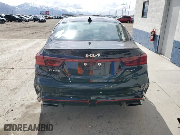 2023 Kia Forte GT with VIN 3KPF44AC1PE617617, listed as a Copart auction lot 51715945 with 38,550 mi miles and Salvage Title. Bid and sale history available at carsss.com. Image 6.