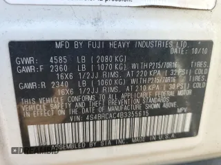 2011 Subaru Outback 2.5i z VIN 4S4BRCAC4B3355615, wystawiony jako Copart lot #56509775 z przebiegiem 139 596 mil mil oraz Czysty tytuł • Clean title. Historia ofert i sprzedaży dostępna na DreamBid. Obrazek 12.