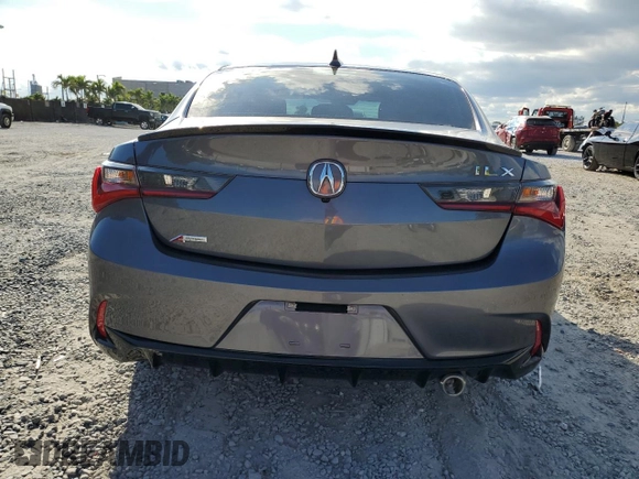 2022 Acura ILX w/Premium/A-Spec Package with VIN 19UDE2F81NA005836, listed as a Copart auction lot 47170255 with 29,585 mi miles and Salvage Title. Bid and sale history available at carsss.com. Image 6.