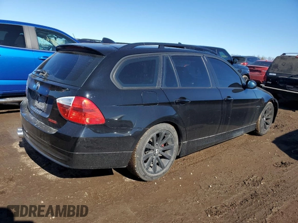 2008 BMW 3 Series 328xi with VIN WBAVT73598FZ37562, listed as a Copart auction lot 48120725 with 137,938 mi miles and Salvage title. Bid and sale history available at DreamBid. Image 3.