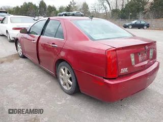2008 Cadillac STS RWD w/1SB with VIN 1G6DK67V480136615, listed as a IAAI auction lot 41834987 with 163,842 mi miles. Bid and sale history available at carsss.com. Image 3.