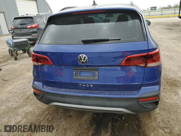 2024 Volkswagen Taos S с VIN 3VV5X7B27RM105381, выставлен на аукционе Copart как лот 51147615 с пробегом 3 568 миль миль и Списание • Salvage title. История ставок и продаж доступна на DreamBid. Изображение 6.