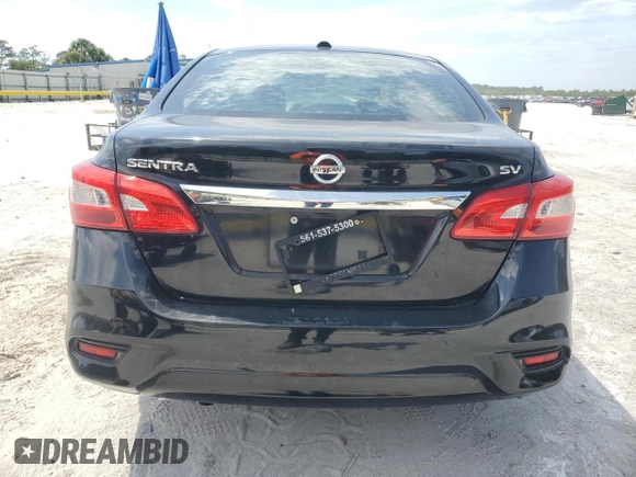 2018 Nissan Sentra SV with VIN 3N1AB7AP6JL659114, listed as a Copart auction lot 54148305 with 108,636 mi miles and Clean Title. Bid and sale history available at carsss.com. Image 6.
