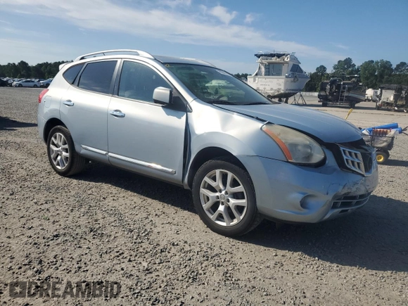 2012 Nissan Rogue S with VIN JN8AS5MV2CW382023, listed as a Copart auction lot 61042015 with 120,742 mi miles and Salvage title. Bid and sale history available at DreamBid. Image 4.