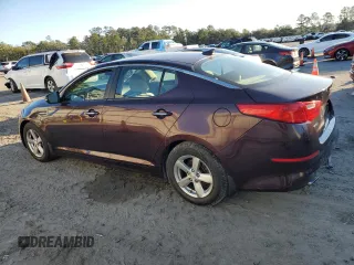2015 Kia Optima LX with VIN 5XXGM4A71FG489988, listed as a Copart auction lot 45502635 with 140,264 mi miles and Salvage title. Bid and sale history available at DreamBid. Image 2.