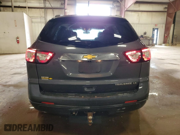 2013 Chevrolet Traverse LS with VIN 1GNKRFKD8DJ258016, listed as a Copart auction lot 48556635 with 150,679 mi miles and Clean Title. Bid and sale history available at carsss.com. Image 6.