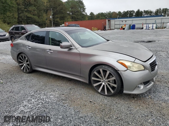 2011 Infiniti M37 with VIN JN1BY1AP3BM320804, listed as a Copart auction lot 80681404 with 131,870 mi miles and Clean Title. Bid and sale history available at carsss.com. Image 4.