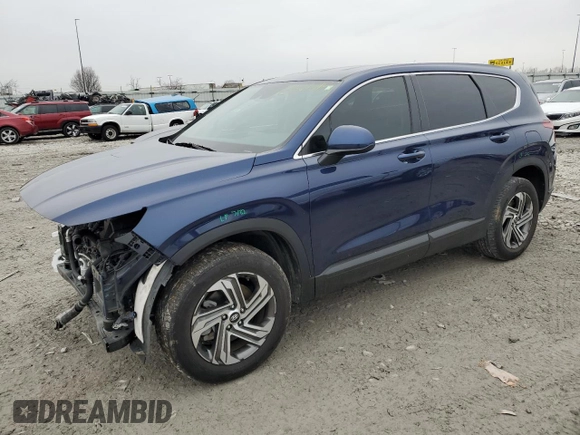 2023 Hyundai Santa Fe SE with VIN 5NMS14AJ2PH488074, listed as a Copart auction lot 44361615 with 14,174 mi miles and Salvage Title. Bid and sale history available at carsss.com. Image 1.