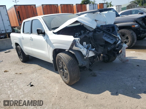 2023 Nissan Frontier SV with VIN 1N6ED1EJ3PN610373, listed as a Copart auction lot 66322534 with 22,505 mi miles and Salvage Title. Bid and sale history available at carsss.com. Image 4.