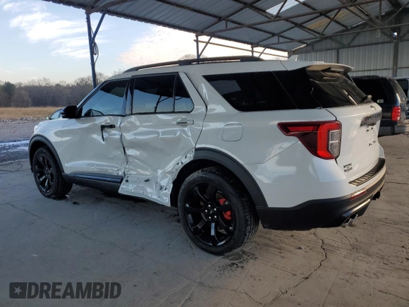 2024 Ford Explorer ST with VIN 1FM5K8GC1RGA32437, listed as a Copart auction lot 87747875 with 5,565 mi miles and Salvage Title. Bid and sale history available at carsss.com. Image 2.