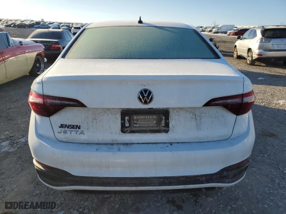2024 Volkswagen Jetta Sport with VIN 3VWBM7BU7RM051766, listed as a Copart auction lot 88604055 with 17,817 mi miles and Salvage Title. Bid and sale history available at carsss.com. Image 6.