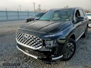 2023 Hyundai Santa Fe Hybrid Blue with VIN 5NMS2DA15PH015458, listed as a Copart auction lot 83089674 with 0 mi miles and Salvage Title. Bid and sale history available at carsss.com. Image 10.