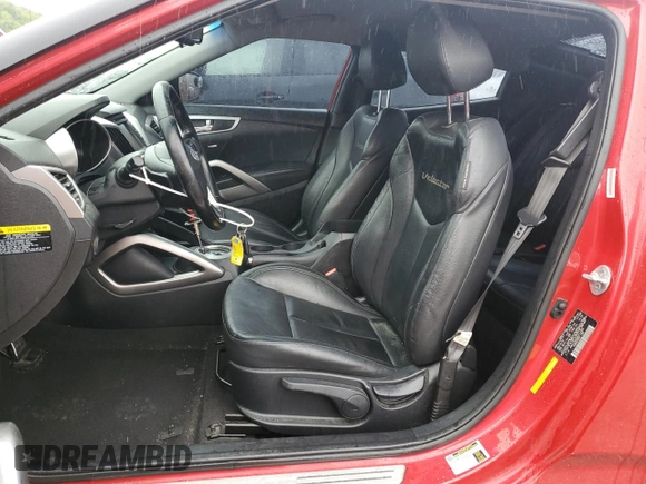 2014 Hyundai Veloster RE:FLEX with VIN KMHTC6AD9EU212982, listed as a Copart auction lot 58583615 with 146,146 mi miles and Non repairable. Bid and sale history available at DreamBid. Image 7.