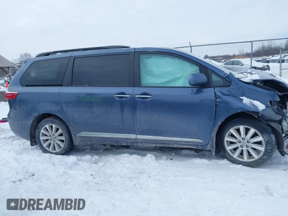 2017 Toyota Sienna XLE with VIN 5TDDZ3DC3HS154966, listed as a IAAI auction lot 41523393 with 141,365 mi miles and . Bid and sale history available at DreamBid. Image 13.