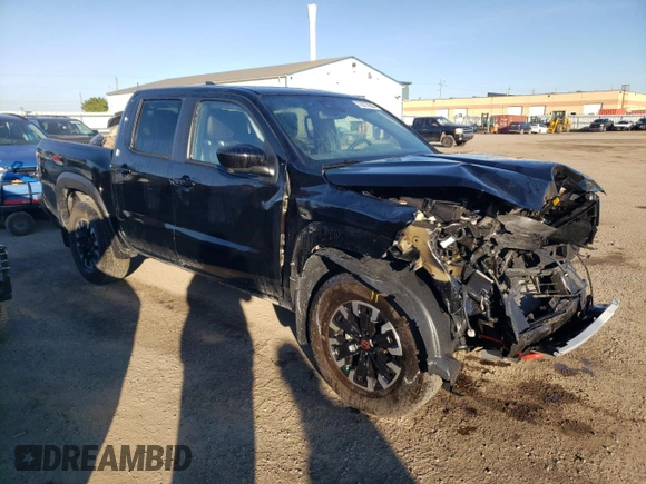 2024 Nissan Frontier S with VIN 1N6ED1EK9RN604766, listed as a Copart auction lot 73277634 with 12,270 mi miles and Salvage title. Bid and sale history available at DreamBid. Image 4.