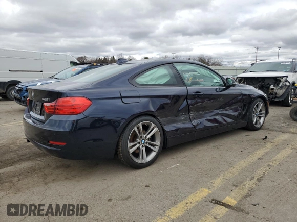 2015 BMW 4 Series 428i with VIN WBA3N3C52FK232570, listed as a Copart auction lot 49392085 with 91,342 mi miles and Salvage Title. Bid and sale history available at DreamBid. Image 3.