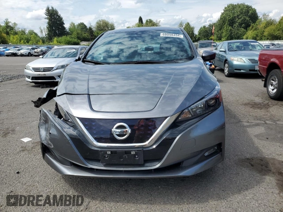 2021 Nissan LEAF SV with VIN 1N4AZ1CV0MC553409, listed as a Copart auction lot 68098454 with 23,080 mi miles and Salvage title. Bid and sale history available at DreamBid. Image 5.