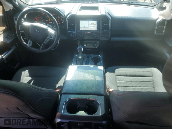 2018 Ford F-150 XL with VIN 1FTEW1EPXJFC53437, listed as a Copart auction lot 59896395 with 65,502 mi miles and Salvage title. Bid and sale history available at DreamBid. Image 8.