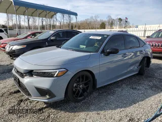 2024 Honda Civic Sedan Sport with VIN 2HGFE2F54RH583936, listed as a Copart auction lot 49465375 with 25,298 mi miles and Salvage Title. Bid and sale history available at carsss.com. Image 1.