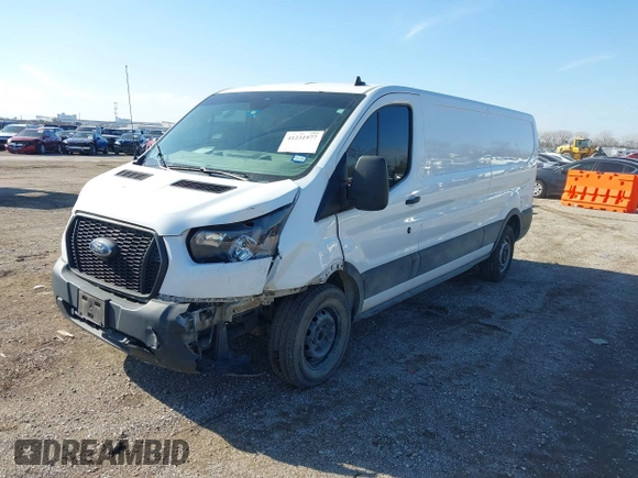 2022 Ford Transit Cargo with VIN 1FTYE1YG3NKA77243, listed as a IAAI auction lot 41231977 with 55,300 mi miles and . Bid and sale history available at DreamBid. Image 17.