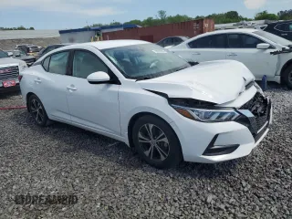 2022 Nissan Sentra SV with VIN 3N1AB8CV6NY235328, listed as a Copart auction lot 53726225 with 59,390 mi miles and Salvage Title. Bid and sale history available at carsss.com. Image 4.