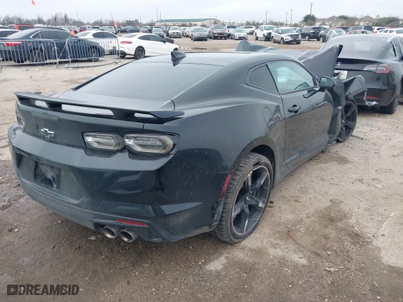 2019 Chevrolet Camaro 1SS with VIN 1G1FF1R70K0159224, listed as a IAAI auction lot 41650633 with 1 mi miles. Bid and sale history available at carsss.com. Image 4.