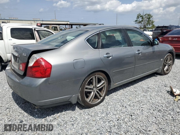 2007 Infiniti M Sport with VIN JNKAY01E37M309888, listed as a Copart auction lot 55955235 with 136,996 mi miles and Salvage title. Bid and sale history available at DreamBid. Image 3.