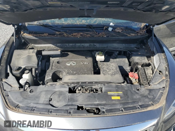 2015 Infiniti QX60 with VIN 5N1AL0MMXFC506575, listed as a Copart auction lot 48435245 with 61,198 mi miles and Salvage Title. Bid and sale history available at DreamBid. Image 11.