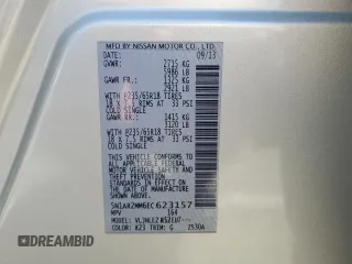 2014 Nissan Pathfinder S z VIN 5N1AR2MM6EC623157, wystawiony jako Copart lot #64110745 z przebiegiem 124 100 mil mil oraz Szkoda całkowita • Salvage title. Historia ofert i sprzedaży dostępna na DreamBid. Obrazek 13.
