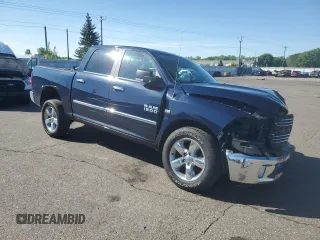 2018 Ram 1500 Big Horn with VIN 1C6RR7LT6JS298093, listed as a Copart auction lot 57454835 with 57,638 mi miles and Salvage title. Bid and sale history available at DreamBid. Image 4.