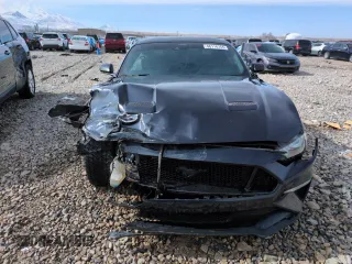 2021 Ford Mustang GT with VIN 1FA6P8CFXM5150152, listed as a Copart auction lot 46116155 with 83,931 mi miles and Salvage Title. Bid and sale history available at carsss.com. Image 5.