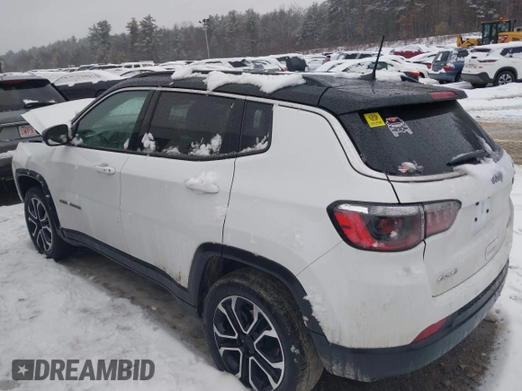 2023 Jeep Compass Limited with VIN 3C4NJDCN1PT519895, listed as a IAAI auction lot 41650298 with 14,119 mi miles and . Bid and sale history available at carsss.com. Image 3.