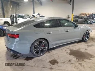 2021 Audi S5 Sportback Premium Plus z VIN WAUC4CF57MA043351, wystawiony jako Copart lot #58351495 z przebiegiem 24 693 mil mil oraz Szkoda całkowita • Salvage title. Historia ofert i sprzedaży dostępna na DreamBid. Obrazek 3.