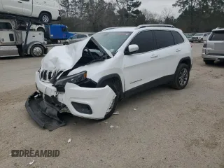 2020 Jeep Cherokee Latitude Plus with VIN 1C4PJLLBXLD552595, listed as a Copart auction lot 48961565 with 56,801 mi miles and Salvage title. Bid and sale history available at DreamBid. Image 1.