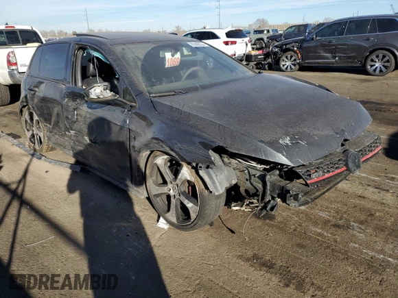 2015 Volkswagen GTI SE with VIN 3VW4T7AU6FM051380, listed as a Copart auction lot 85566824 with 161,716 mi miles and Salvage Title. Bid and sale history available at DreamBid. Image 4.
