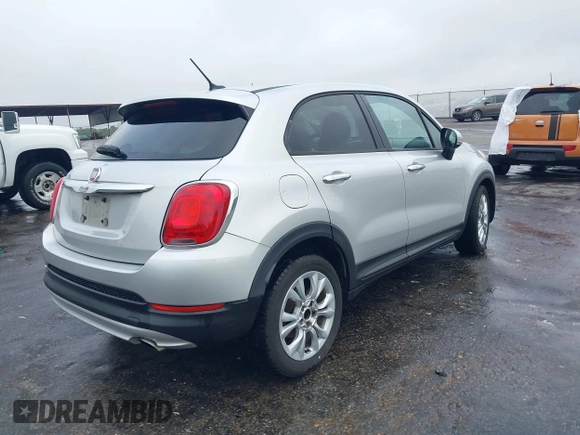 2016 FIAT 500X Easy with VIN ZFBCFXBT1GP408376, listed as a IAAI auction lot 42086902 with 95,526 mi miles and . Bid and sale history available at DreamBid. Image 4.