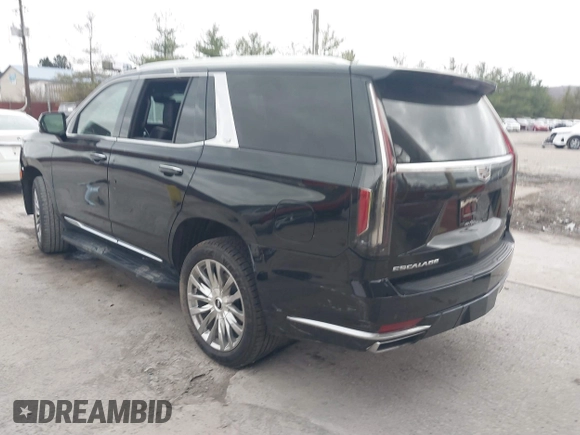 2023 Cadillac Escalade 4WD Premium Luxury with VIN 1GYS4BKL9PR226344, listed as a IAAI auction lot 41844884 with 45,019 mi miles and . Bid and sale history available at DreamBid. Image 3.