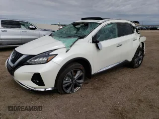 2024 Nissan Murano Platinum with VIN 5N1AZ2DS4RC110512, listed as a Copart auction lot 53001344 with 515 mi miles and Salvage Title. Bid and sale history available at DreamBid. Image 1.