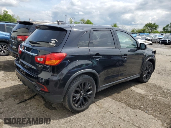 2019 Mitsubishi Outlander ES z VIN JA4AR3AU9KU008553, wystawiony jako Copart lot #55217945 z przebiegiem 85 670 mil mil oraz Szkoda całkowita • Salvage title. Historia ofert i sprzedaży dostępna na DreamBid. Obrazek 3.